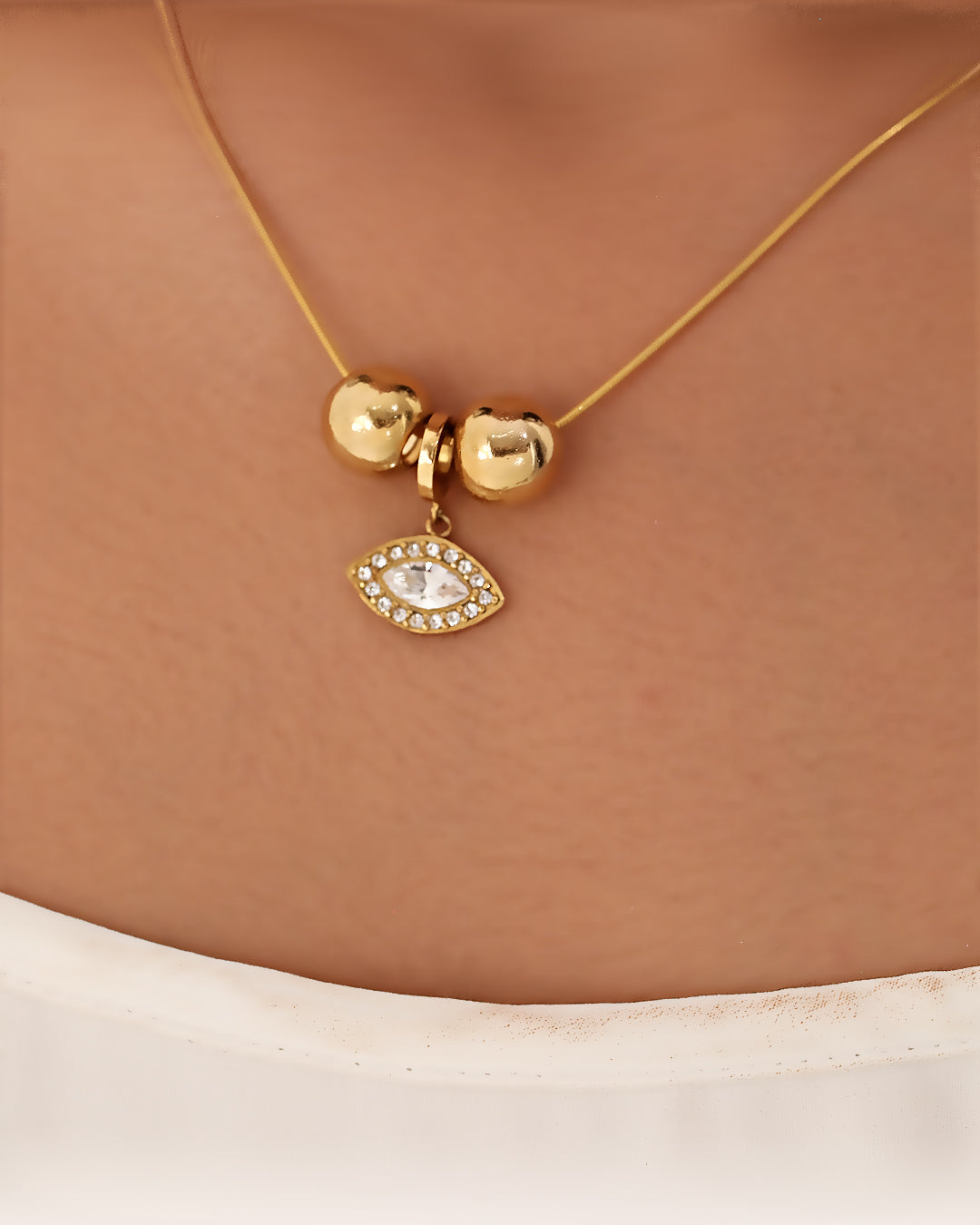 Golden Gaze Necklace