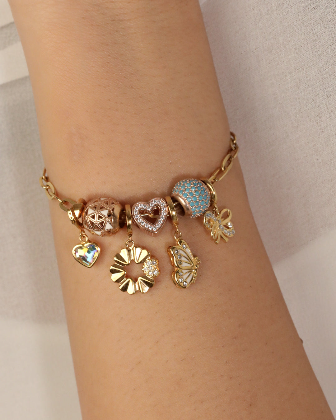 Blooming Heart Bracelet