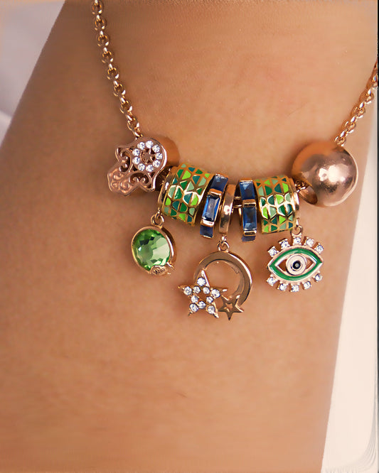Emerald Aegis Bracelet