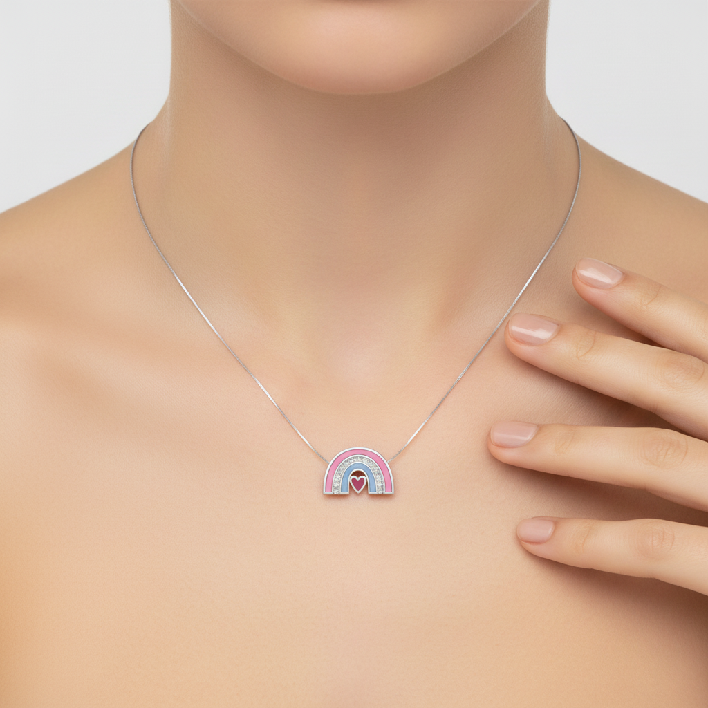 Rainbow Love Necklace