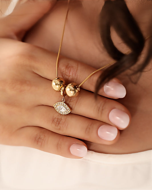 Golden Gaze Necklace