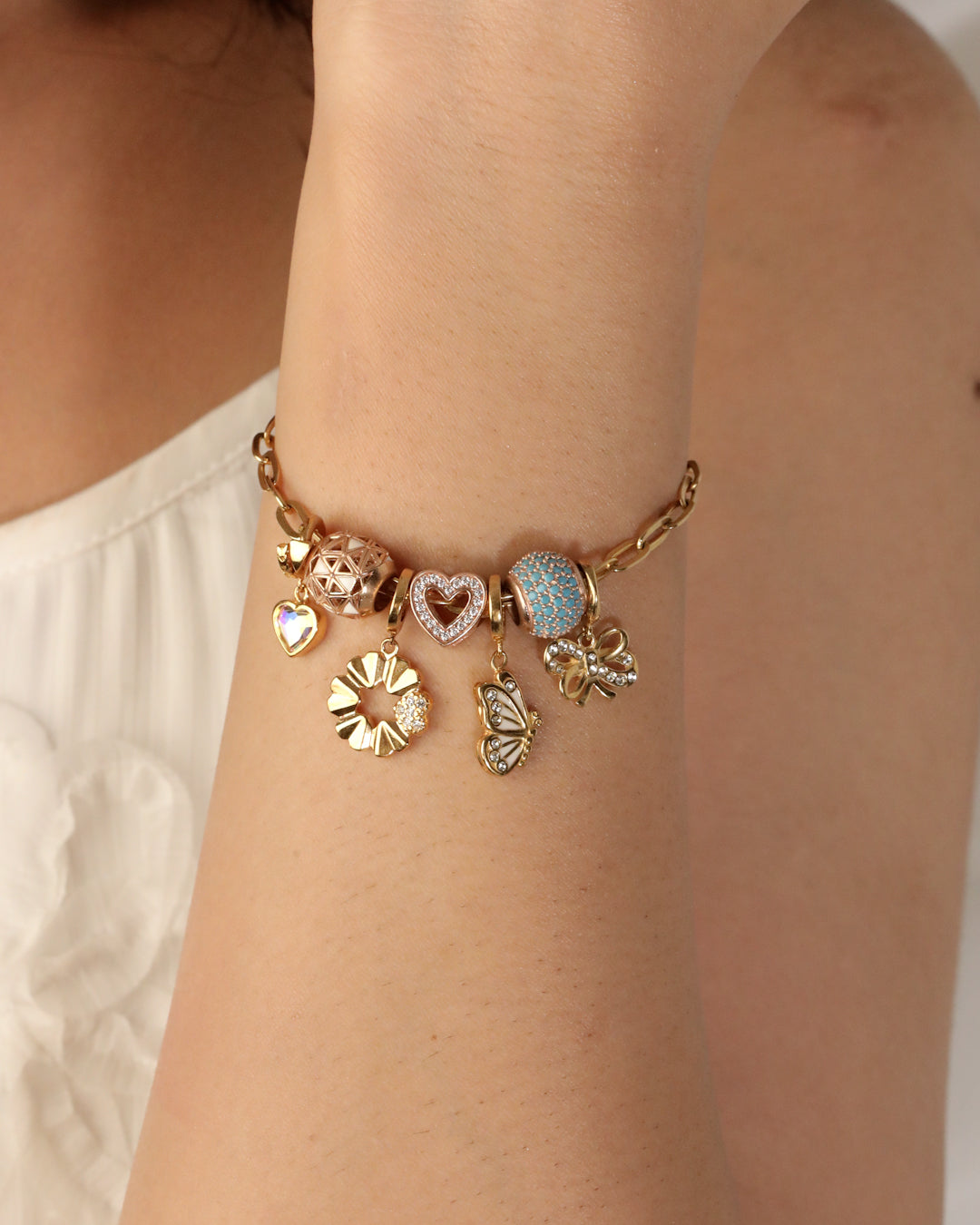 Blooming Heart Bracelet