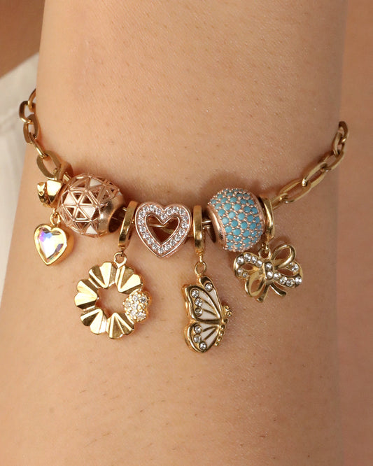 Blooming Heart Bracelet