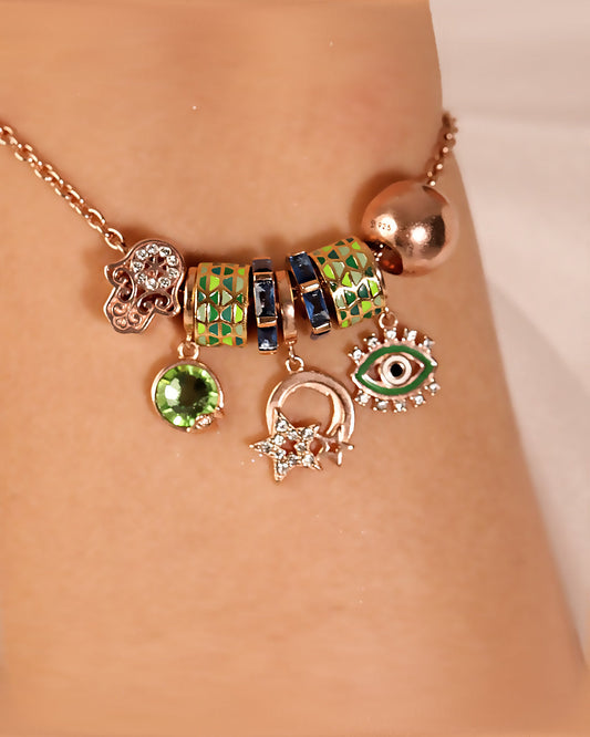 Emerald Aegis Bracelet