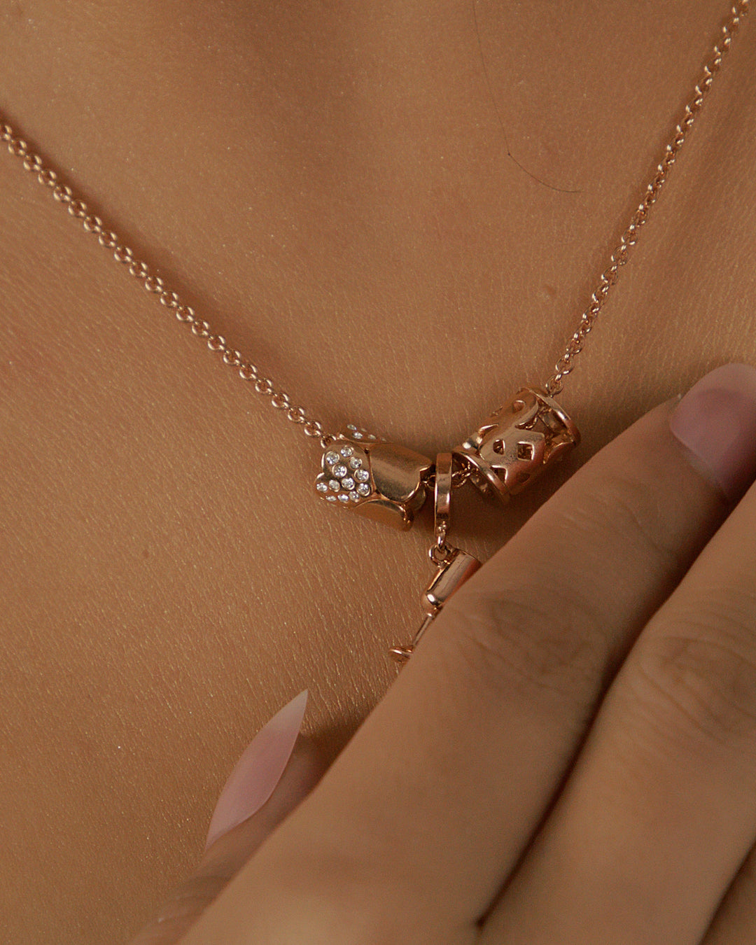 Crystal Rosé Necklace