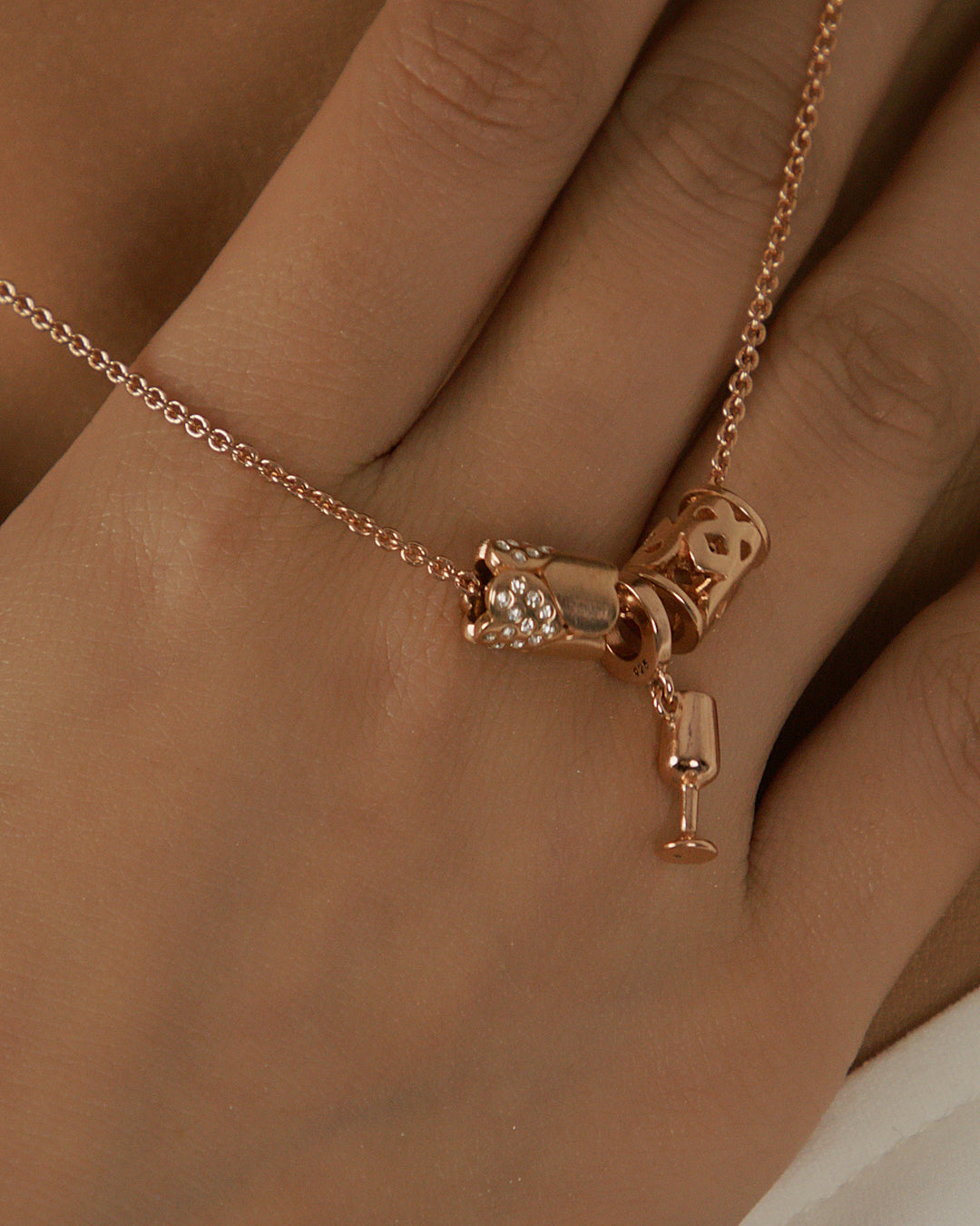 Crystal Rosé Necklace