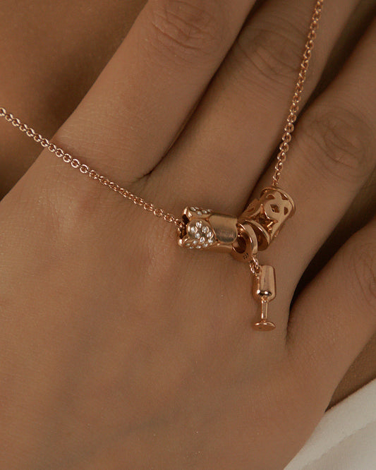 Crystal Rosé Necklace
