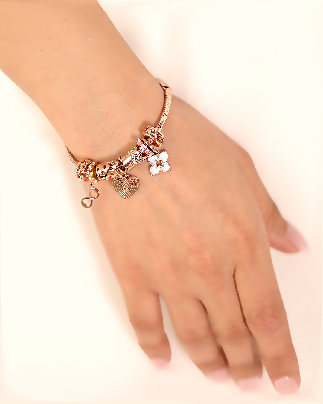 Infinity Rose Bracelet