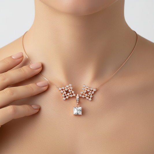 Radiant Bow Necklace