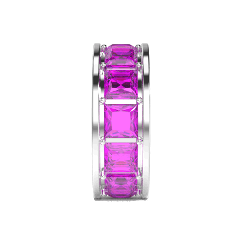 round-fuchsia-spacer-charm-silver