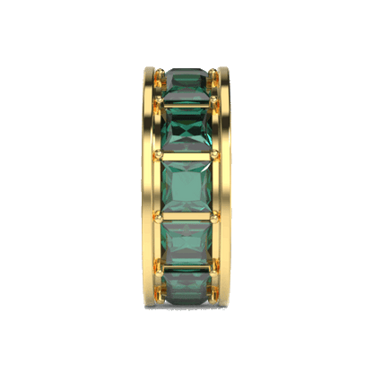 round-green-spacer-charm-gold