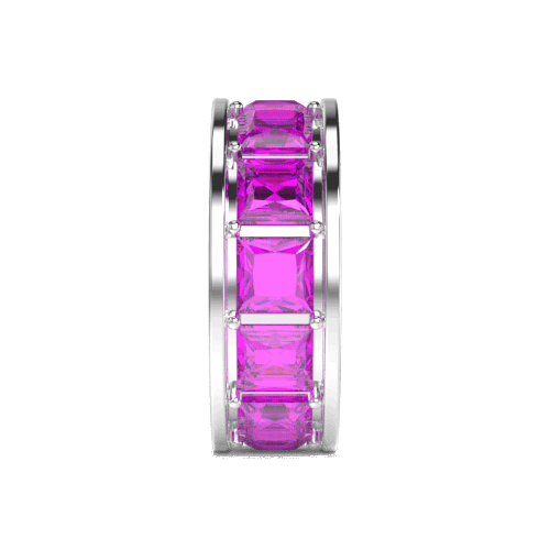 round-fuchsia-spacer-charm-silver