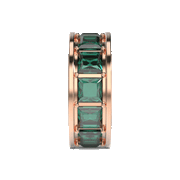 round-green-spacer-charm-rosegold