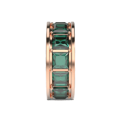 round-green-spacer-charm-rosegold
