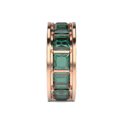 round-green-spacer-charm-rosegold