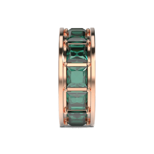 round-green-spacer-charm-rosegold