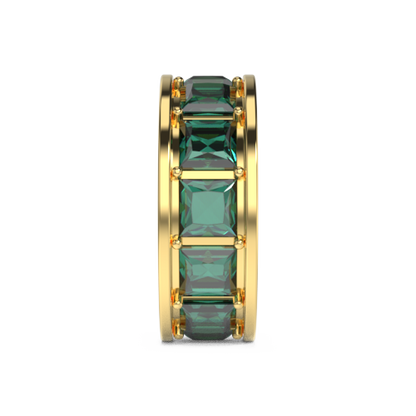 round-green-spacer-charm-gold