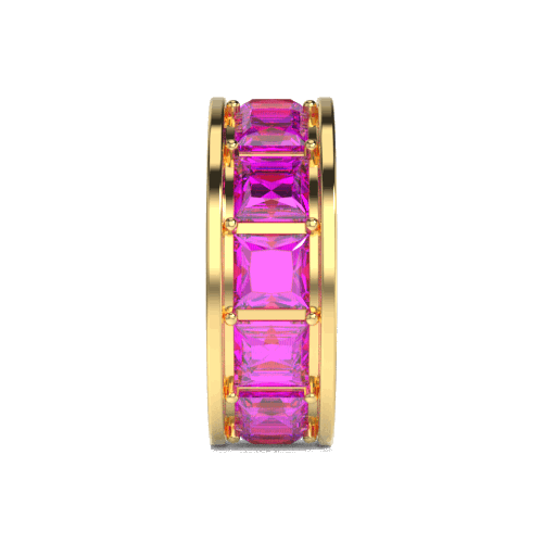 round-fuchsia-spacer-charm-gold