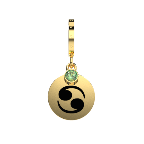 cancer-charm-gold