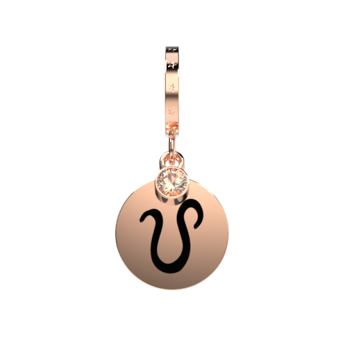 leo-charm-rosegold