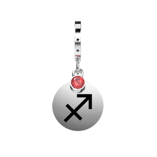 sagittarius-charm-silver