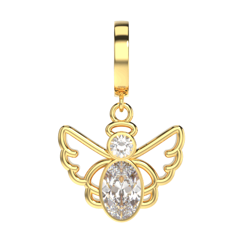 shiny-angel-charm-gold