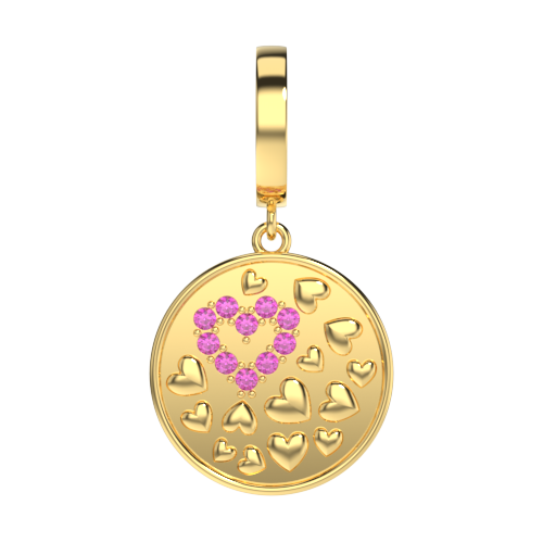 one-in-a-million-charm-gold